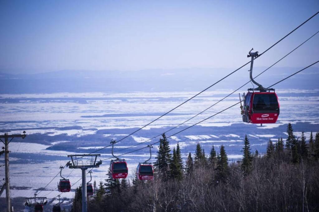 L'Auberge Sainte-Anne - Ski, Spa Et Basilique 빌라 외부 사진